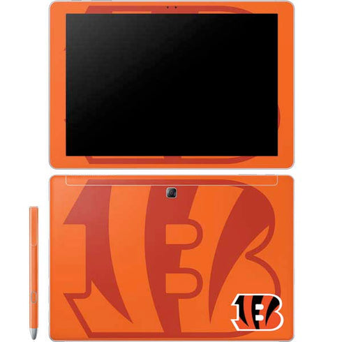 NFL Cincinnati Bengals Double Vision Galaxy Book 12in Skin